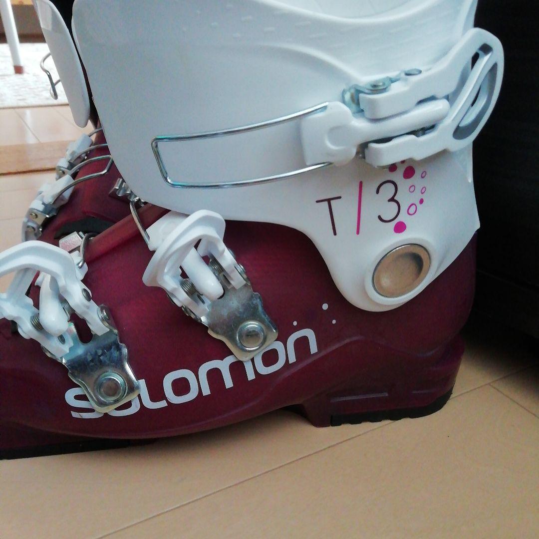 即購入可能　相談賜わります　SALOMON スキーブーツ　22-22.5