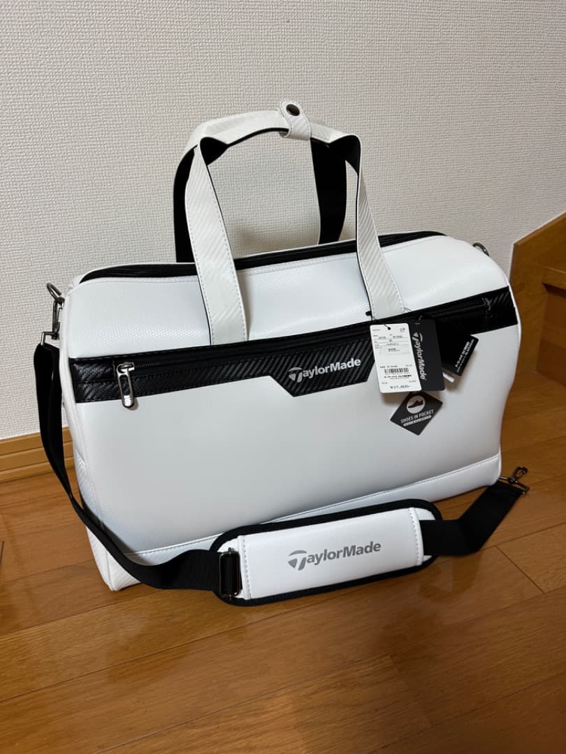 TaylorMade シューズインポケットバッグホワイト