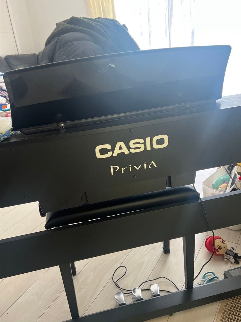 ［長野県引き取り限定 ］CASIO PX-770 電子ピアノ 黒 椅子付き