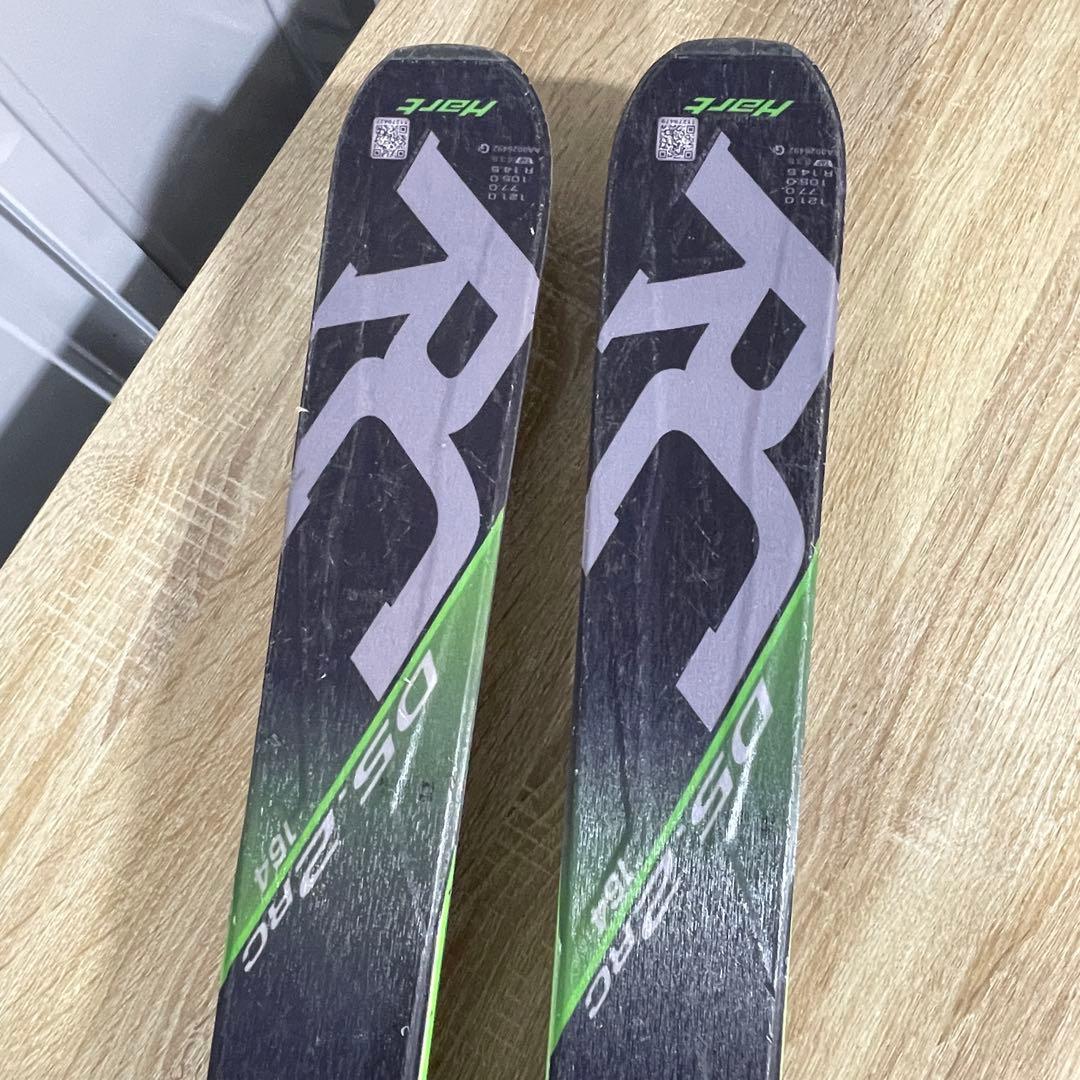 Hart164cm 26/26.5cm ストック115cm付きスキーセット