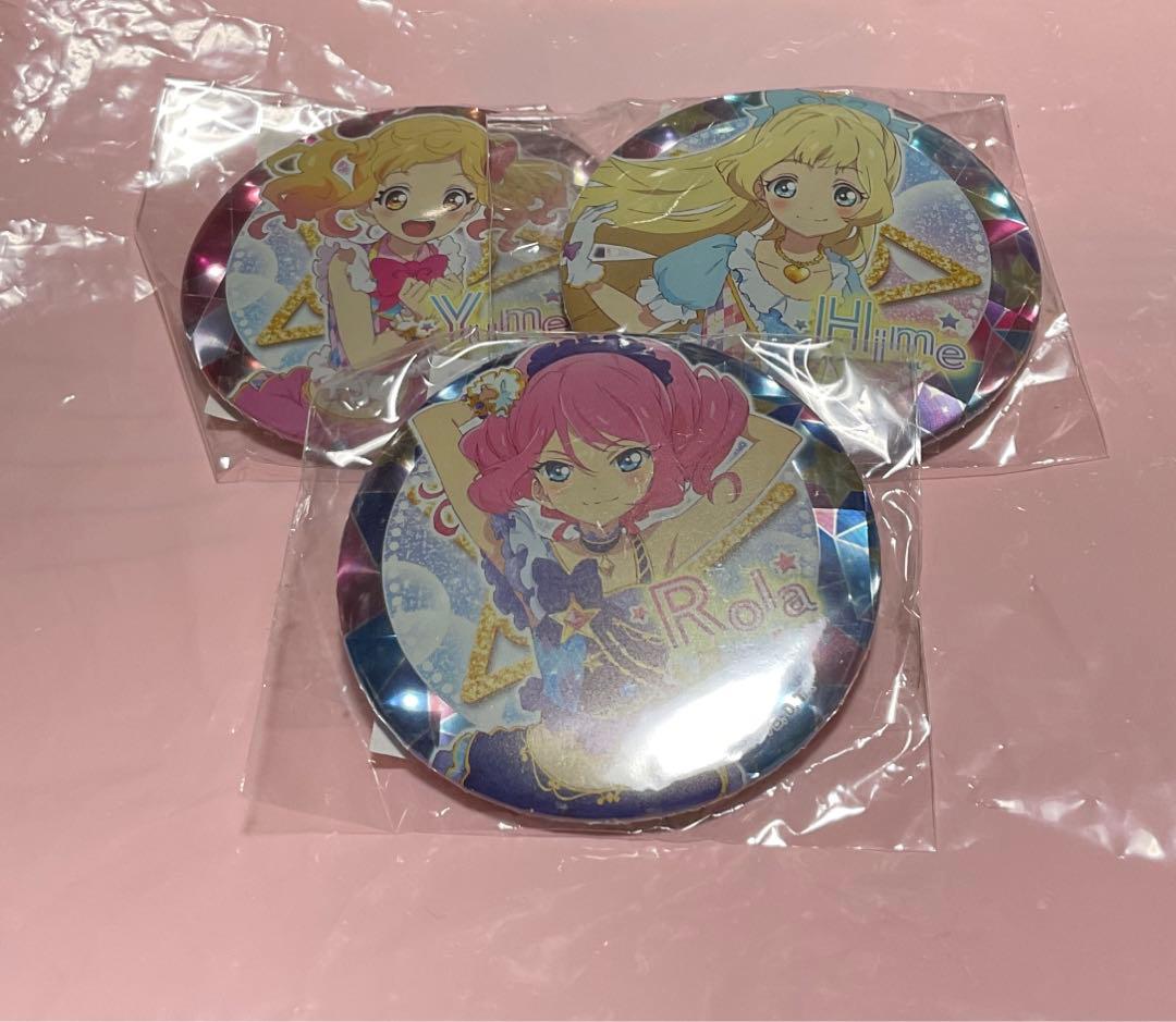 アイカツ 缶バッジ オフィシャルショップ 3個セット
