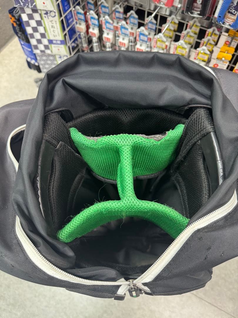 BEAMS GOLF スタンドバッグ ブラック/グリーン