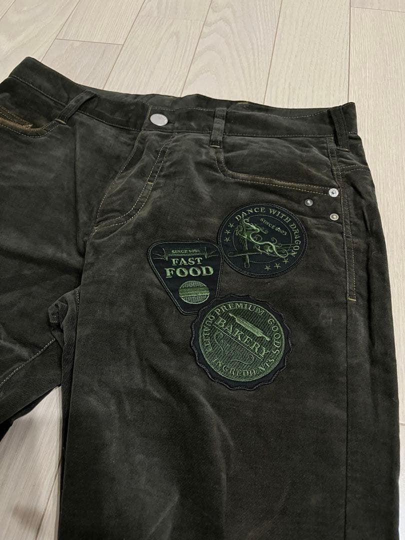 パンツ　美品　新品同様　コーデュロイ　ダンスウィズドラゴン　2 ゴルフウェア