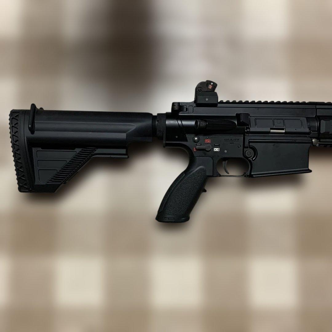 HK417 次世代電動ガン スペアマガジン2個　バッテリー付属