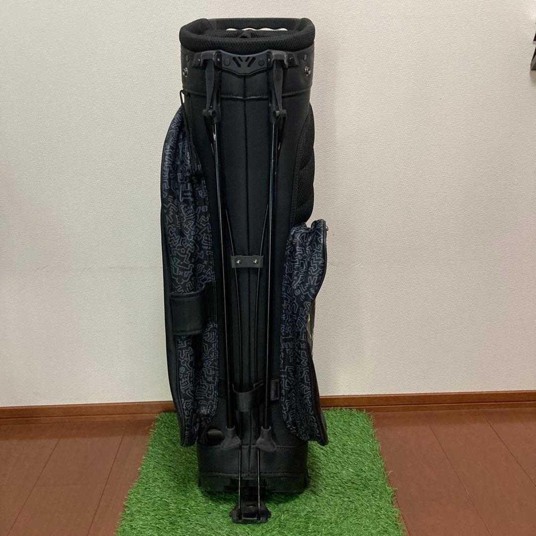 キースヘリング　キャディバッグ　上カバーなし