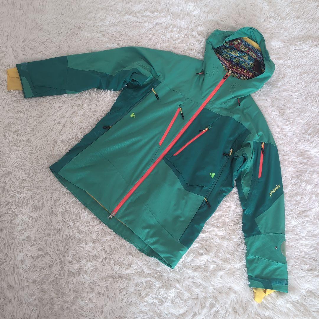 Phenix フェニックス　スキーウェア Lサイズ　グリーン　グレー