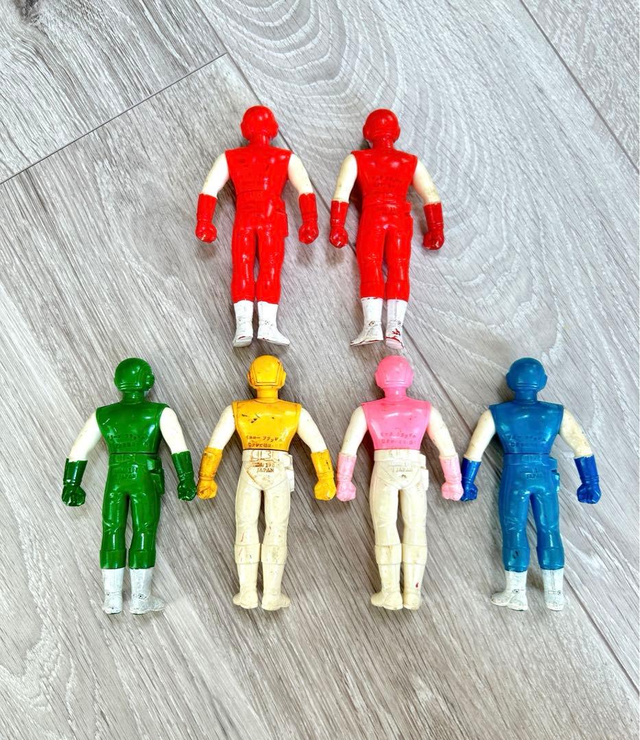 超新星フラッシュマン プラデラ ソフビ セット