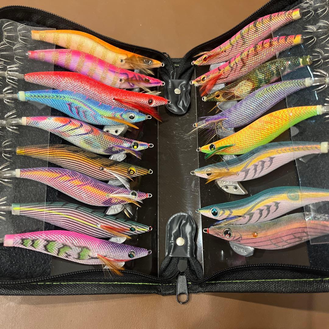 エギ 1７本セット ケース付き