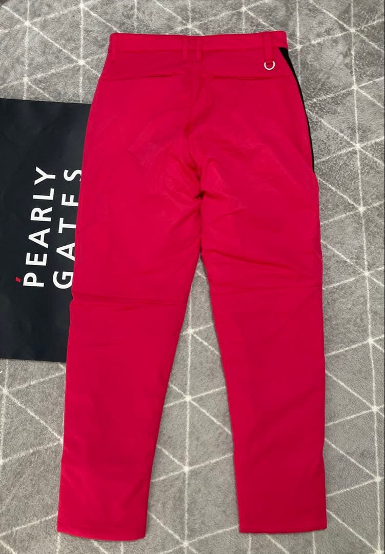 新品 パーリーゲイツ ジャックバニー PEスムース 中綿パンツ(6)LL/ピンク