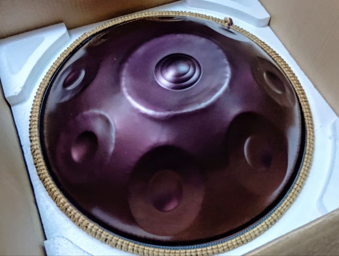 ハンドパン　小さめの49センチ　Dマイナー 9音　A＝432Hz 新品