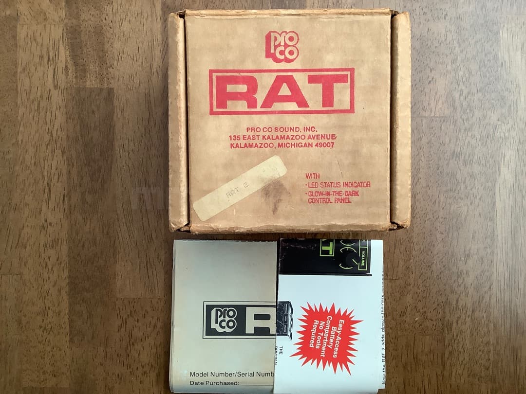 (年始セール) Pro Co RAT2 87年製 (過渡期モデル)