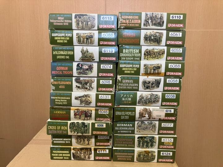 タミヤ  プラモ　ドラゴン　プラモ　ミリタリー全て当時物31点