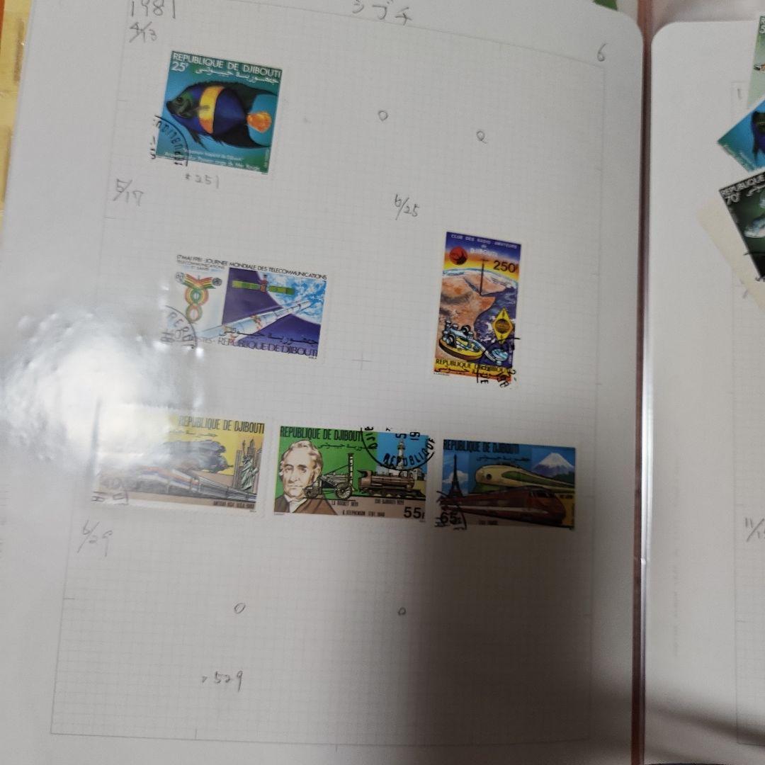 アフリカ全土　使用済み切手　12冊