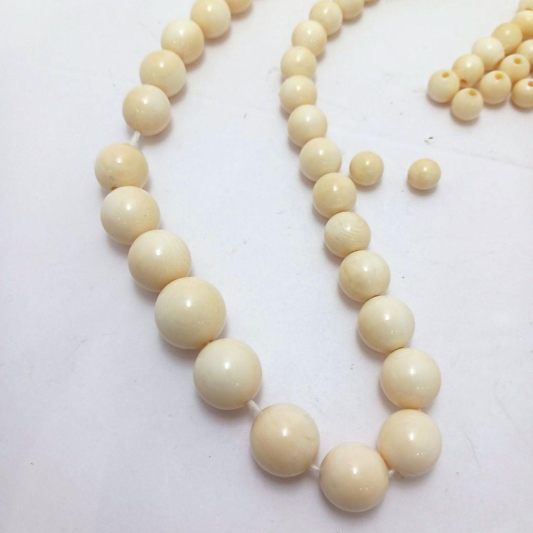 Y2892-13 高級彫刻 ネックレス・パーツ・天球セット 重量74.5g