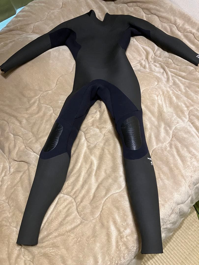 BILLABONG フルスーツ 裏起毛 5mmブラック グレー