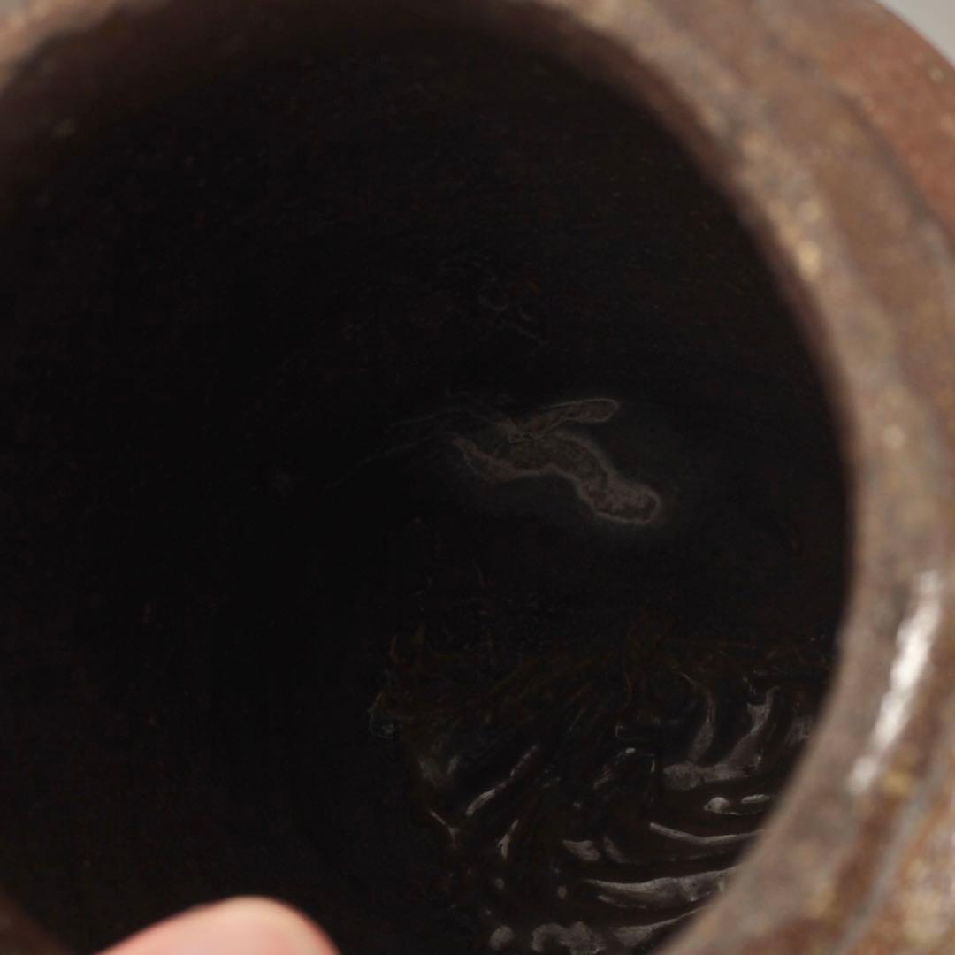 常滑焼 壺 下駄底 窯印 希少サイズ 室町〜桃山 常滑壺 古美術 古道具