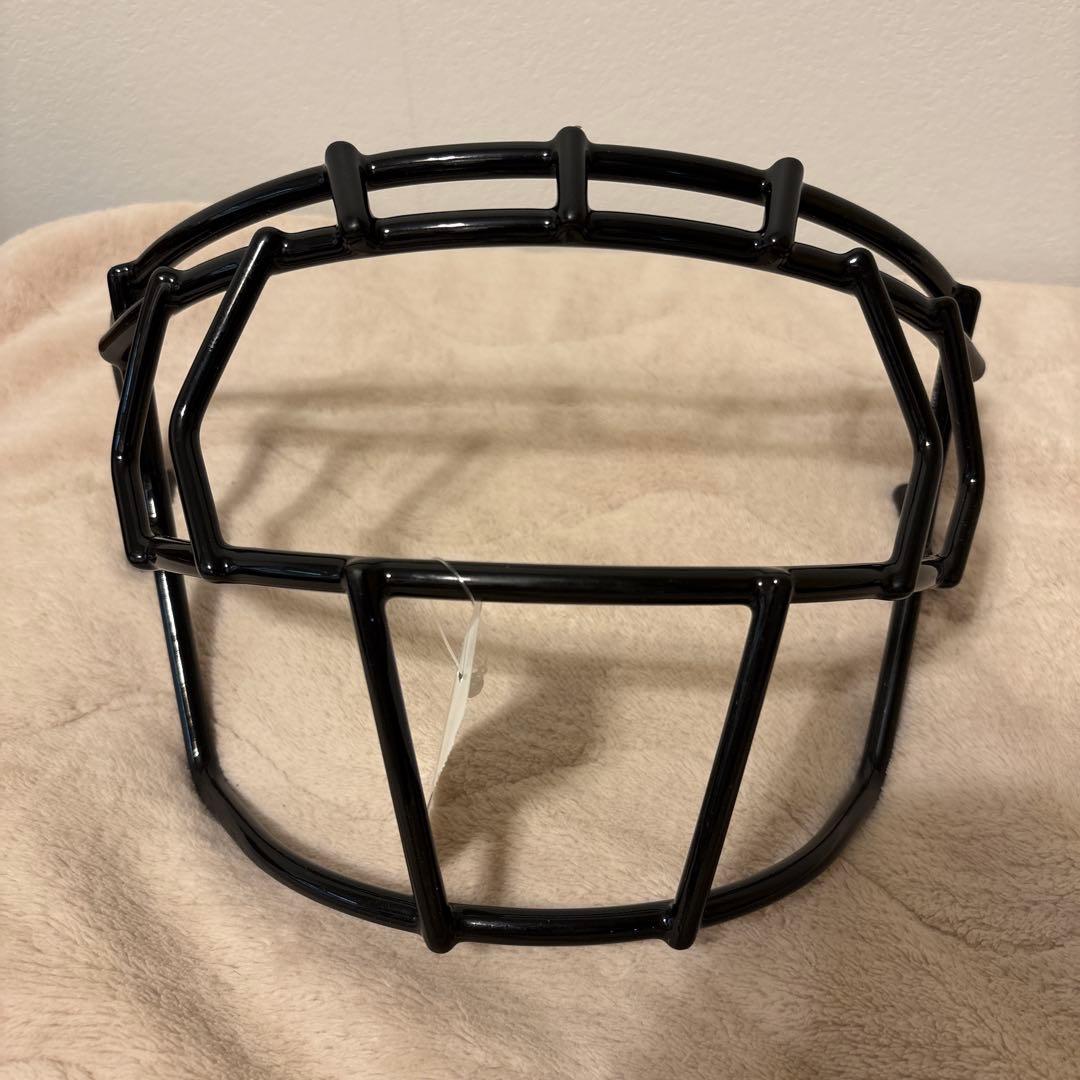 アメリカンフットボール ブラック フェイスガードF7 EGOP IV BLACK