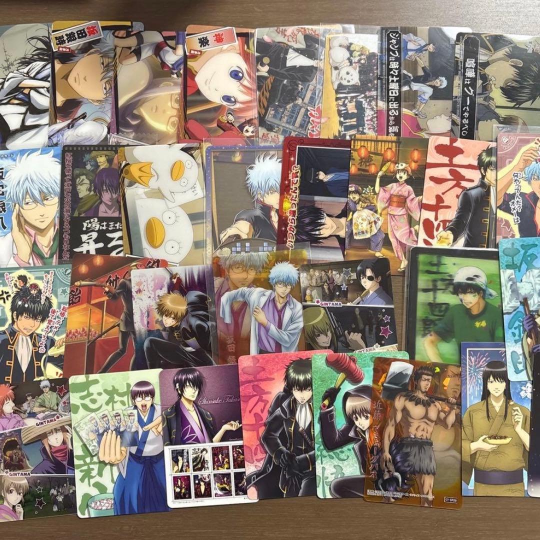 銀魂カード、缶バッジセット　バラ売り不可