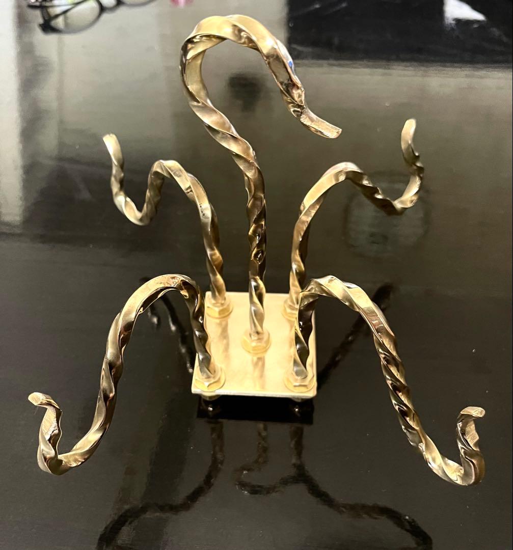 真鍮ツイストランタンハンガー