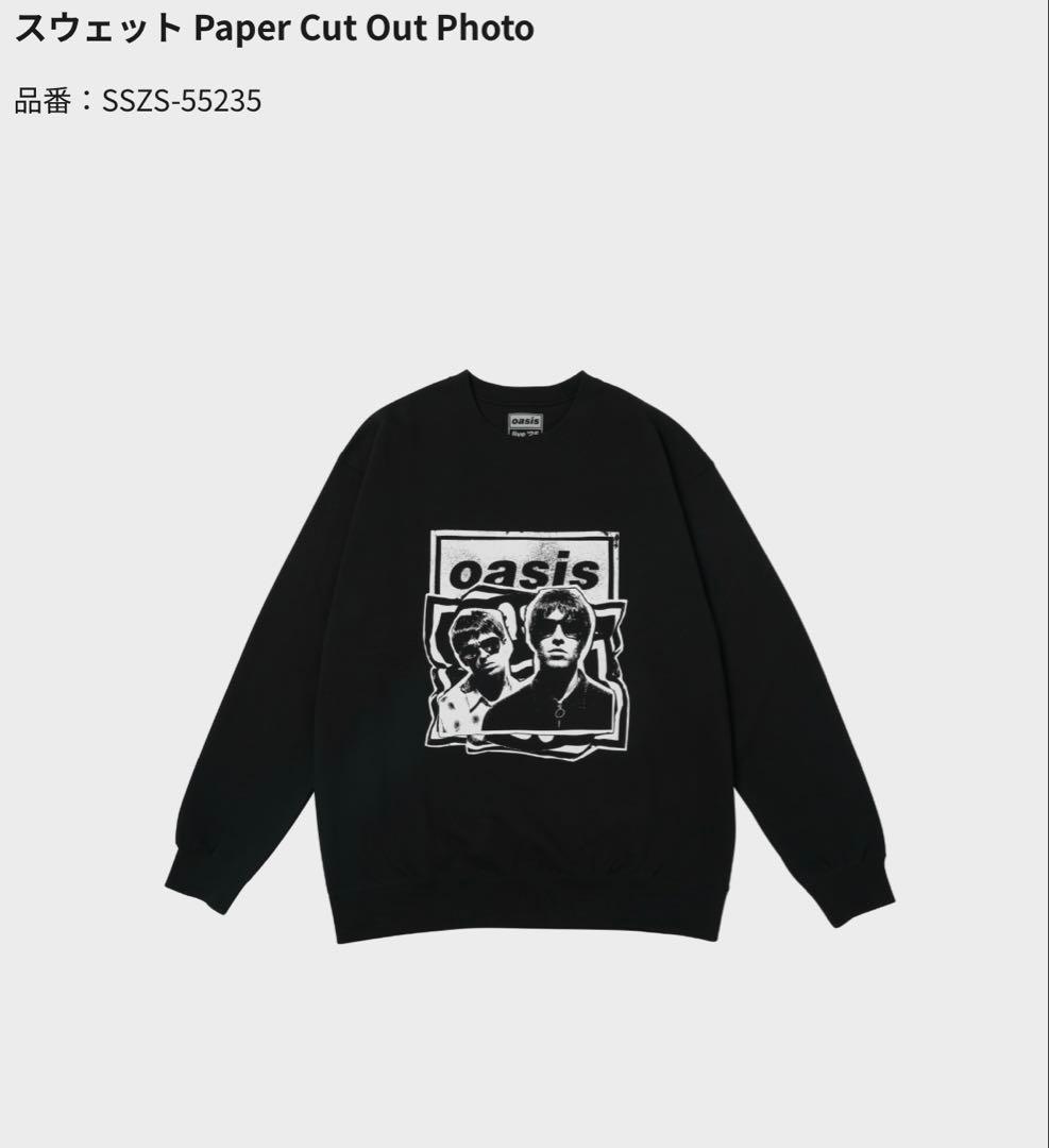 oasis live '25 スウェット Paper Cut Out Photo