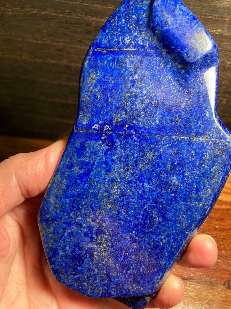 ラピスラズリ チベット密教 仏像 彫刻 天然石 一点物 252g