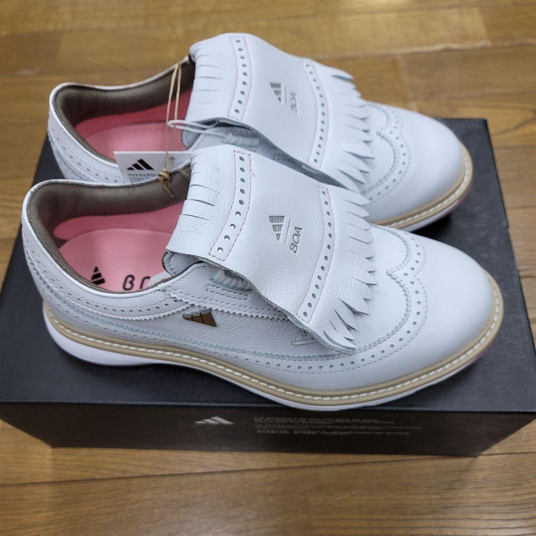 【未使用】アディダス レディース ゴルフシューズ MC87 ボア 23.5cm