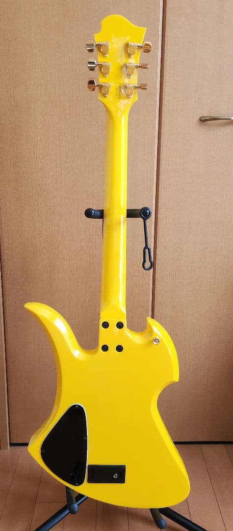 【美品/日本製】バーニーMG-145S HY hideモデル イエローハート