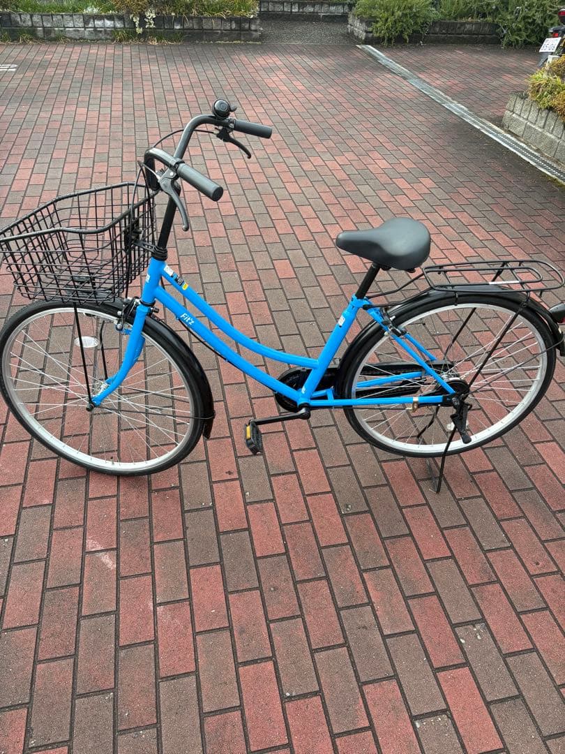 綺麗な水色ママチャリ(26㌅)個人配達致します。お引き取りでも、大丈夫です。