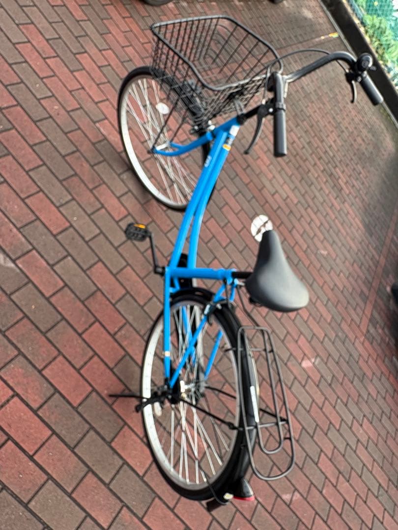 綺麗な水色ママチャリ(26㌅)個人配達致します。お引き取りでも、大丈夫です。