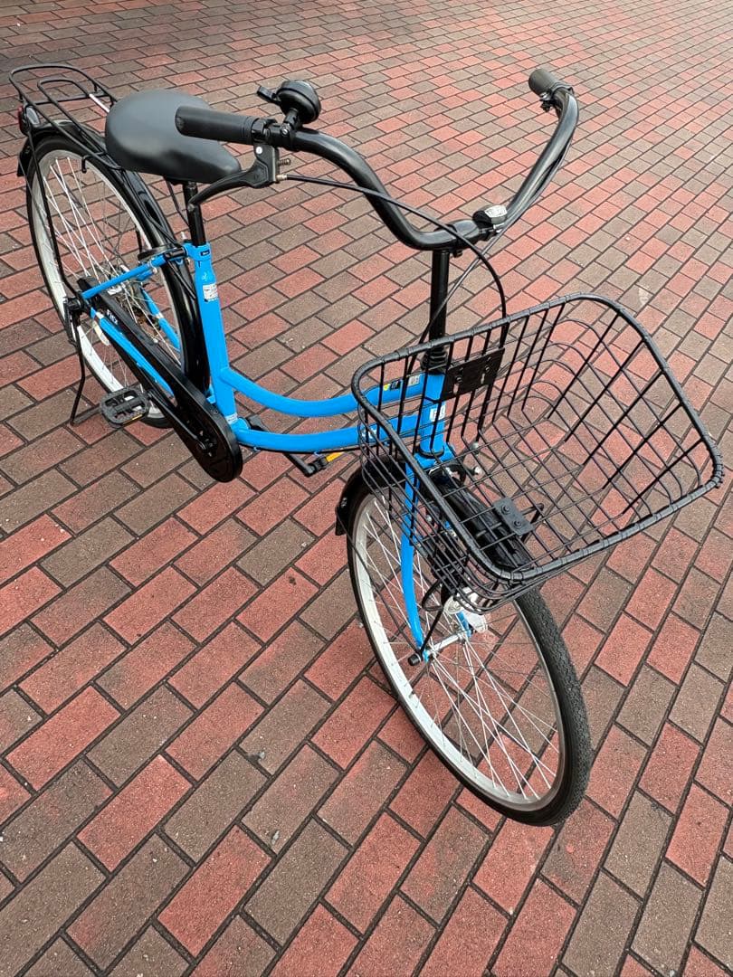 綺麗な水色ママチャリ(26㌅)個人配達致します。お引き取りでも、大丈夫です。