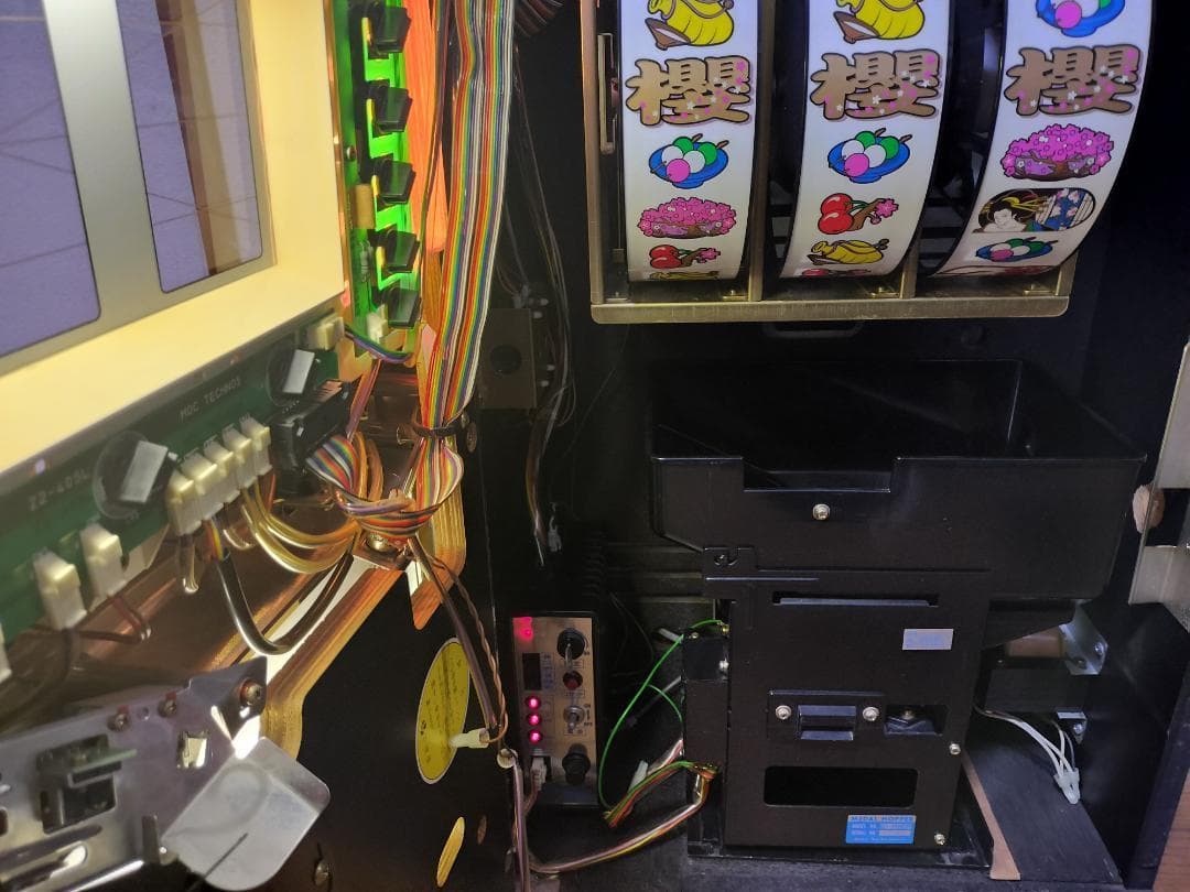 【パチスロ実機】マックスアライド★櫻（サクラ）【不要機付き】４号機・レトロ