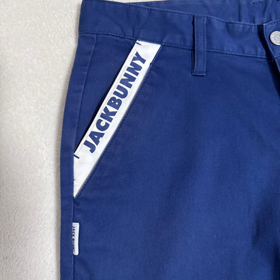 近年モデル 美品 ジャックバニー ゴルフパンツ ネイビー M