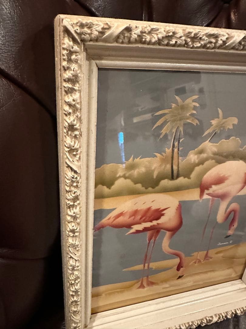 50s ターナー　フラミンゴ　ミッドセンチュリー　ヴィンテージ　ウォールデコ