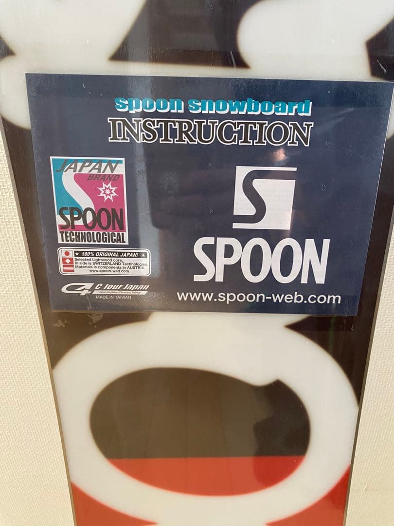SPOON スノーボード CHARM 90 cm ホワイト