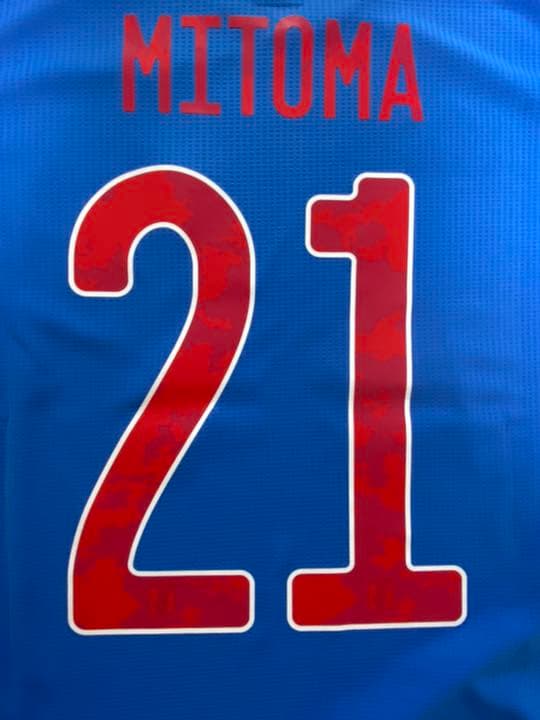 【新品未使用 再出品】日本代表 オーセンティックユニフォーム 三笘 薫（XL）