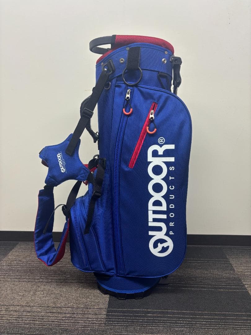 OUTDOOR PRODUCTS スタンド式キャディバッグ ネイビー