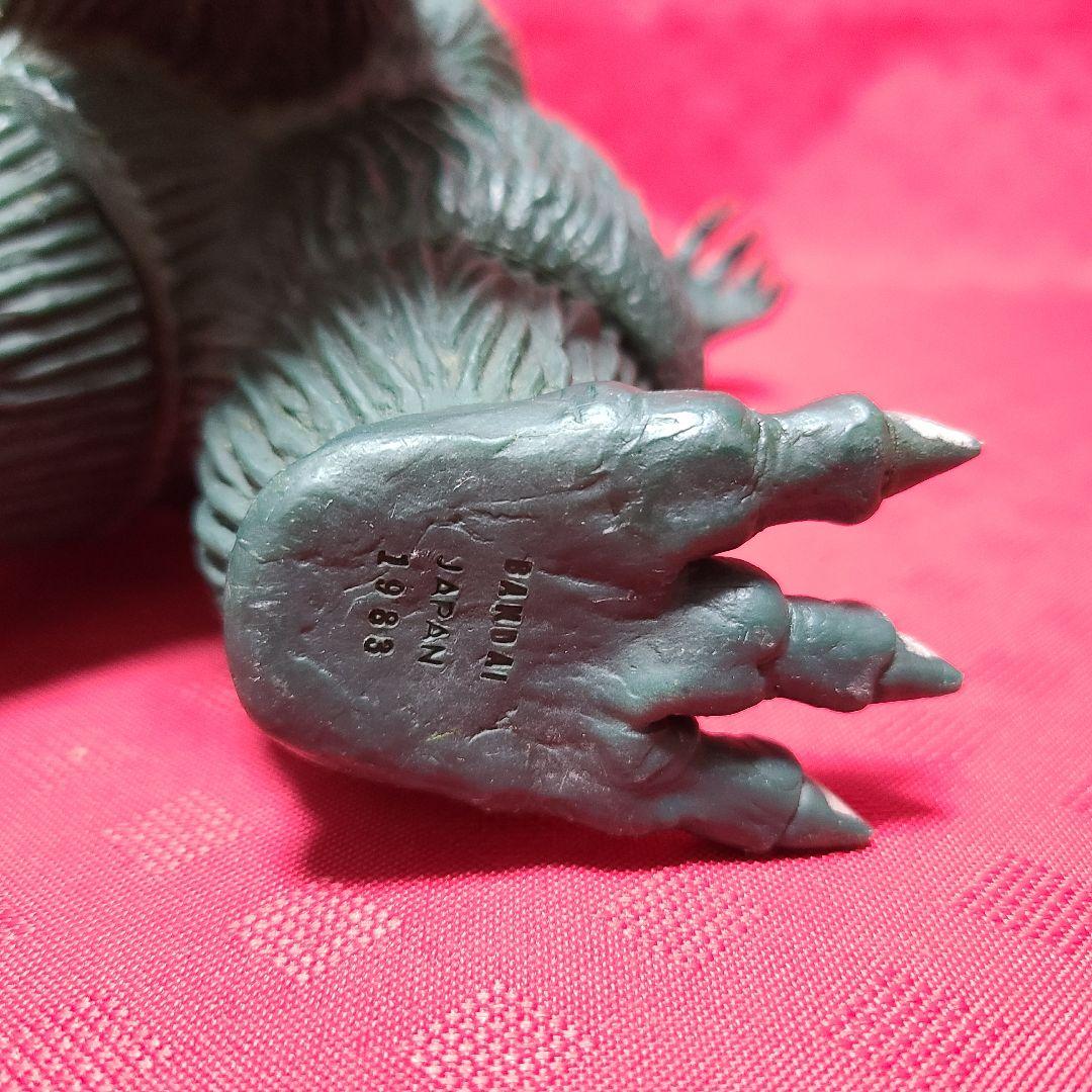 【ジャンク】 バンダイ ゴジラ1962 キンゴジ ソフビ 1983年製 日本製