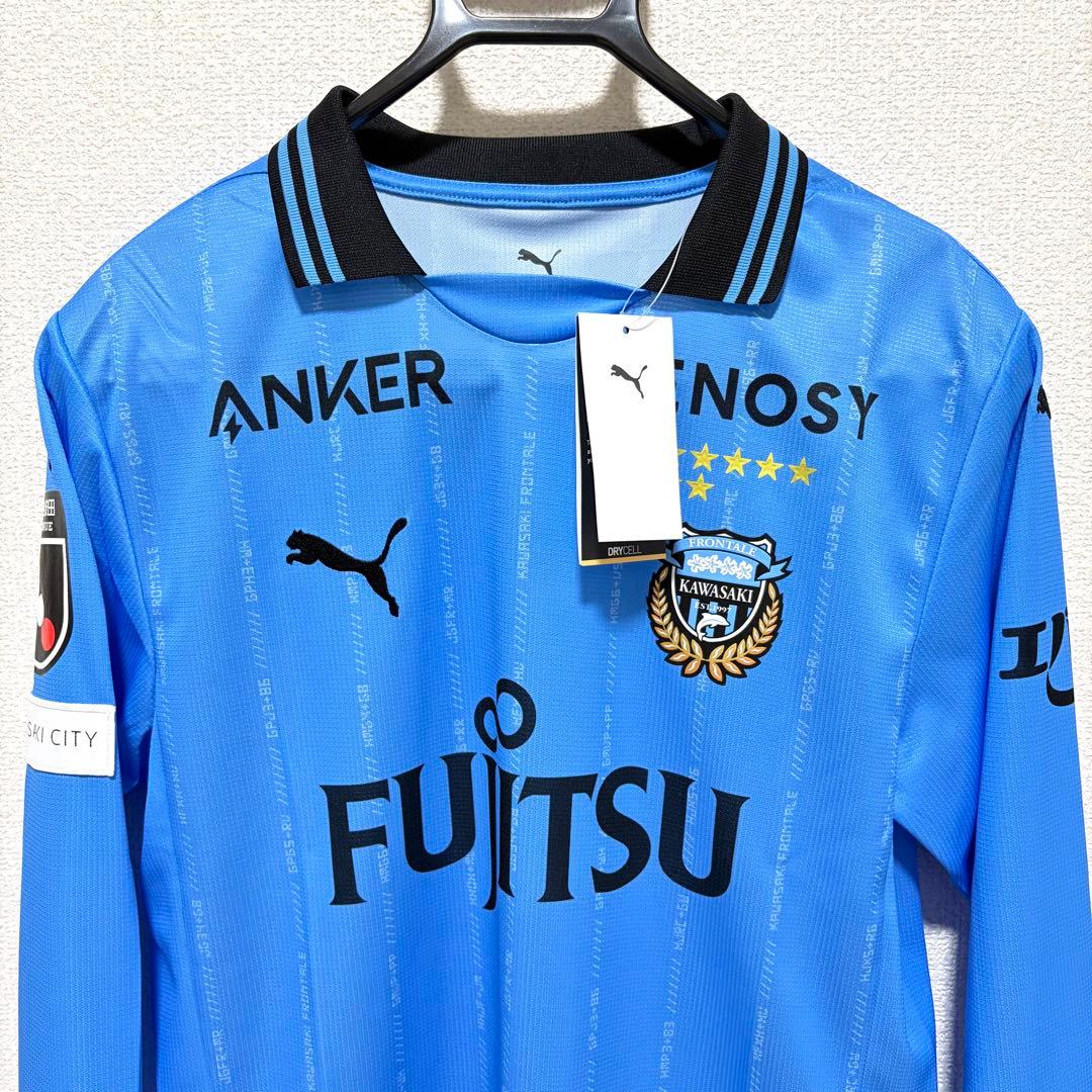 【新品】 川崎フロンターレ 2025 長袖 ユニフォーム M ホーム PUMA