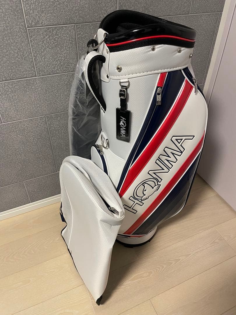 アーツさん専用）HONMA キャディバッグ ホワイト/ネイビー/レッド