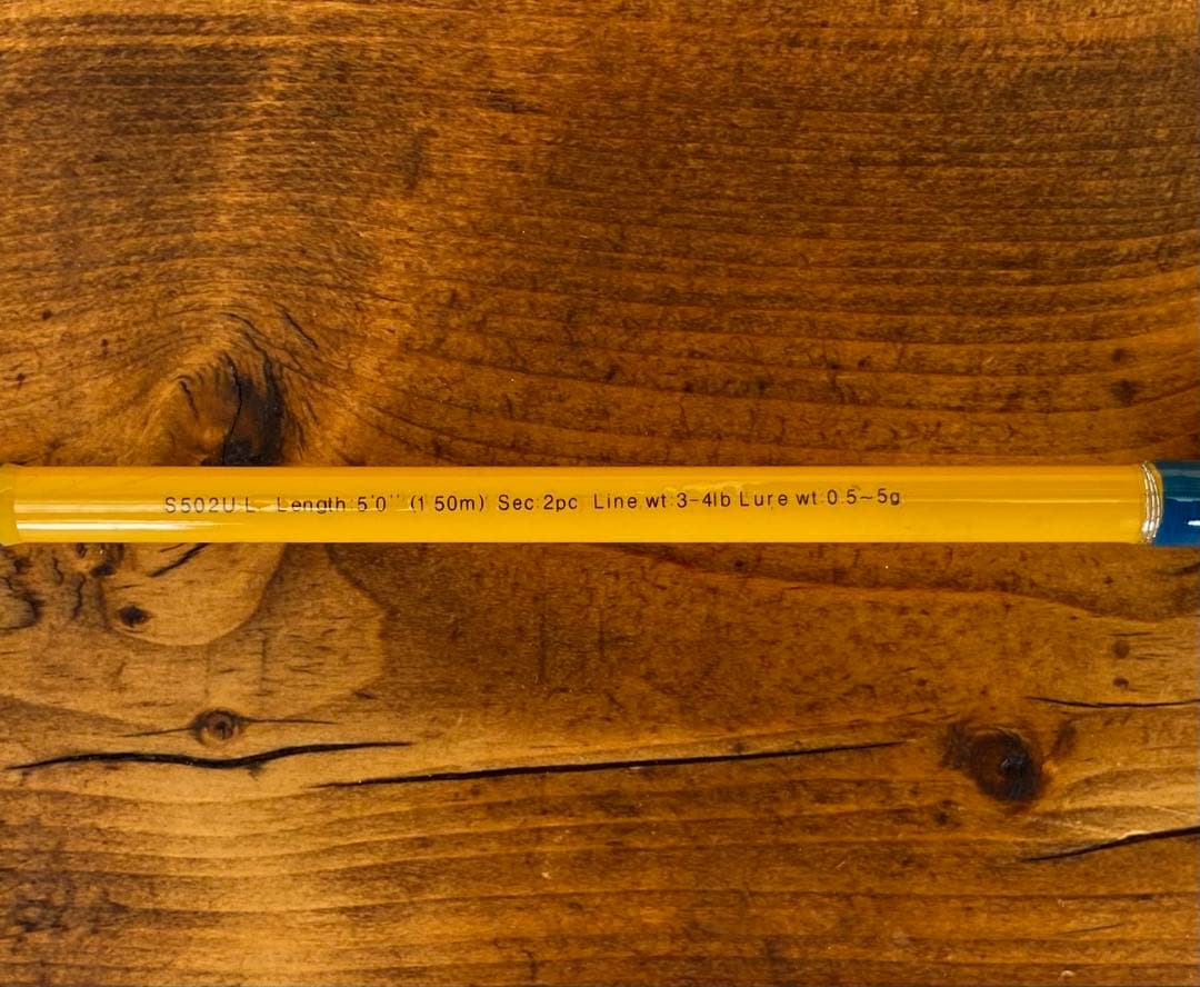 トラウトロッド　スピニング　502UL ウッドグリップ スタビライズドウッド