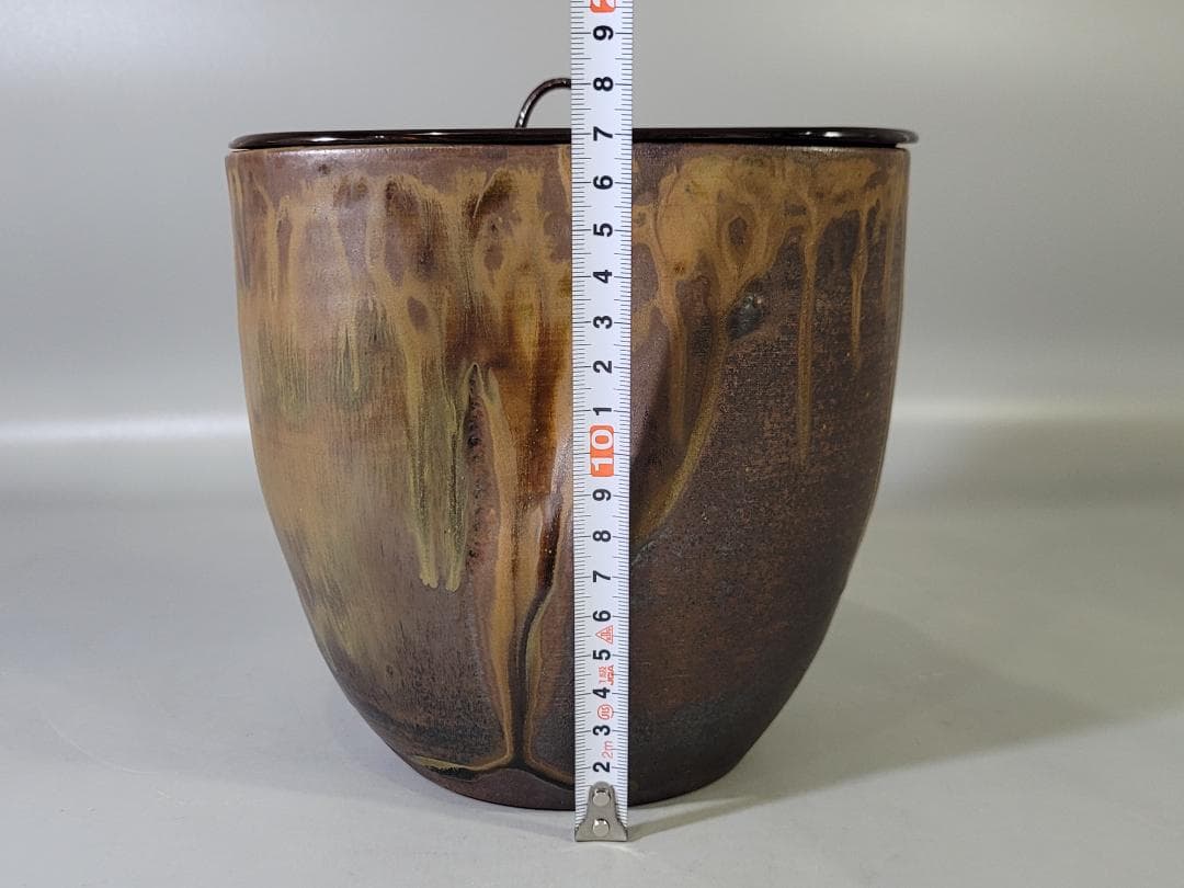 茶道具 古高取 水指 時代物 DT630