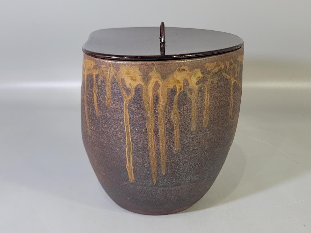 茶道具 古高取 水指 時代物 DT630