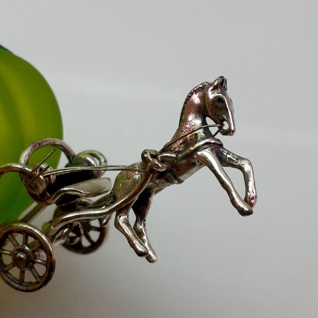 MURANO GLASS ★ムラノ SILVER 925 馬車 オブジェ