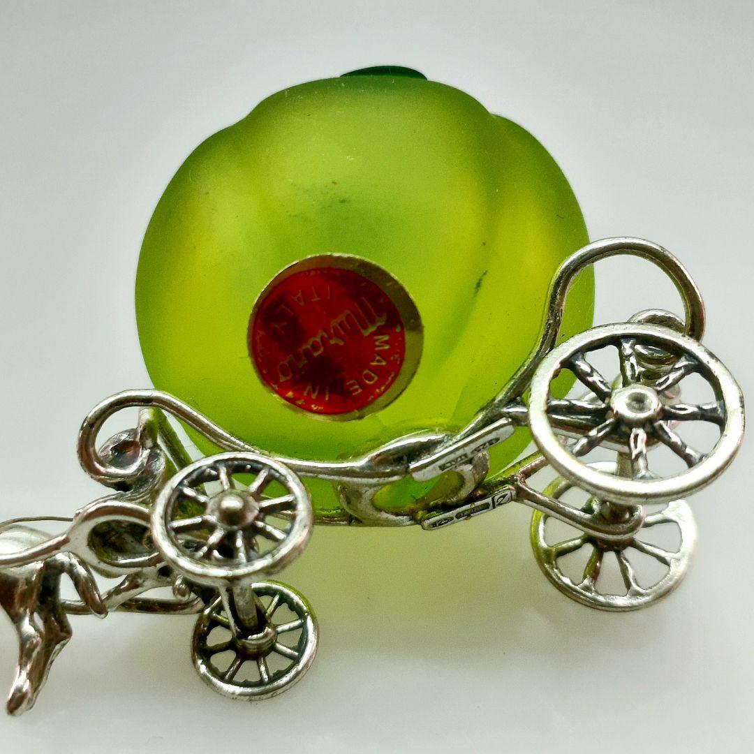 MURANO GLASS ★ムラノ SILVER 925 馬車 オブジェ