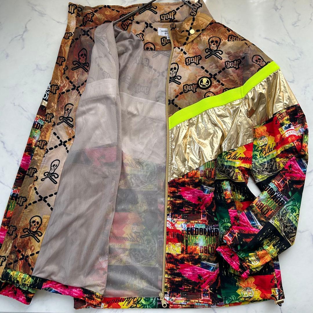 入手困難 希少XL相当 マークアンドロナ 2023年モデル 総柄 ブルゾン