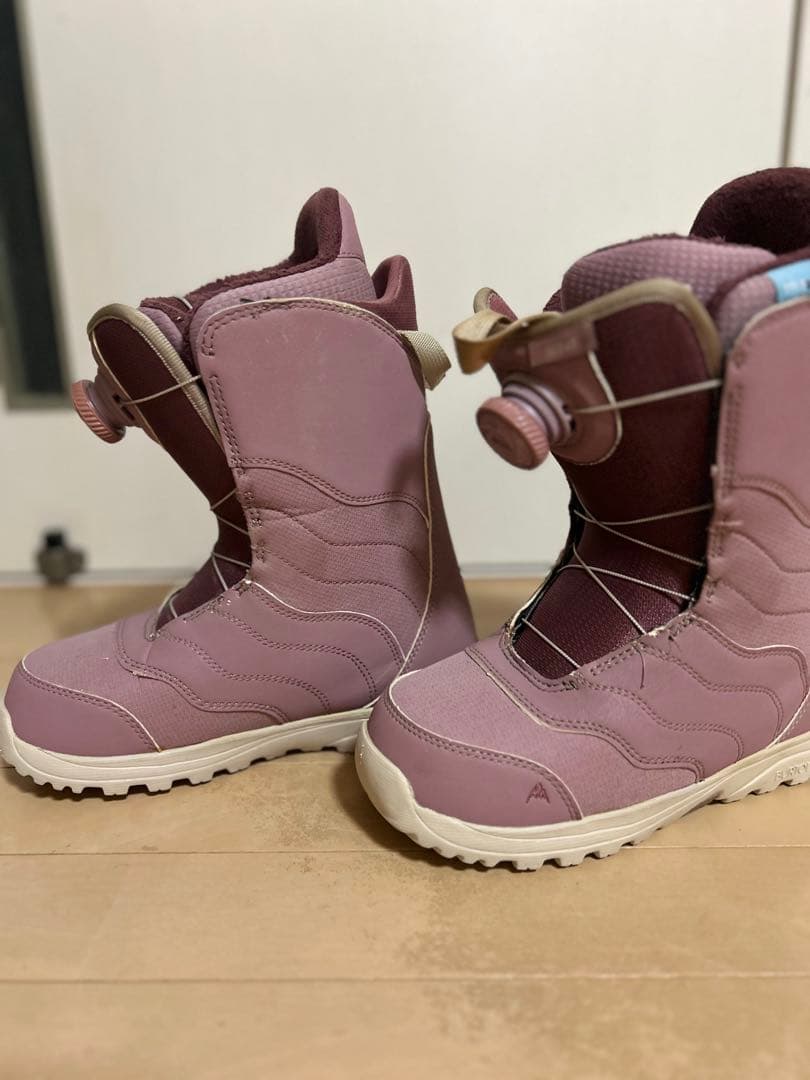BURTON 女性用スノーボードブーツ ピンク　23センチ
