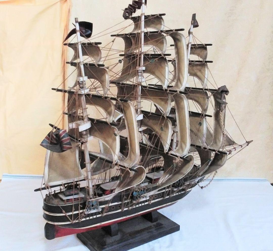帆船模型【ヴィンテージのカティーサーク号】ハンドメイド・木製・スコットランド製