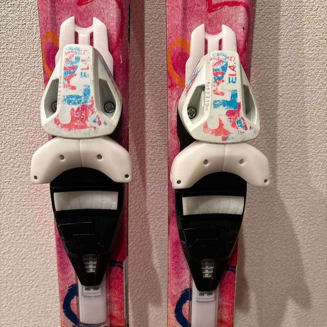 キッズ用　ELANスキー板 ROSSIGNOLブーツ3点セット