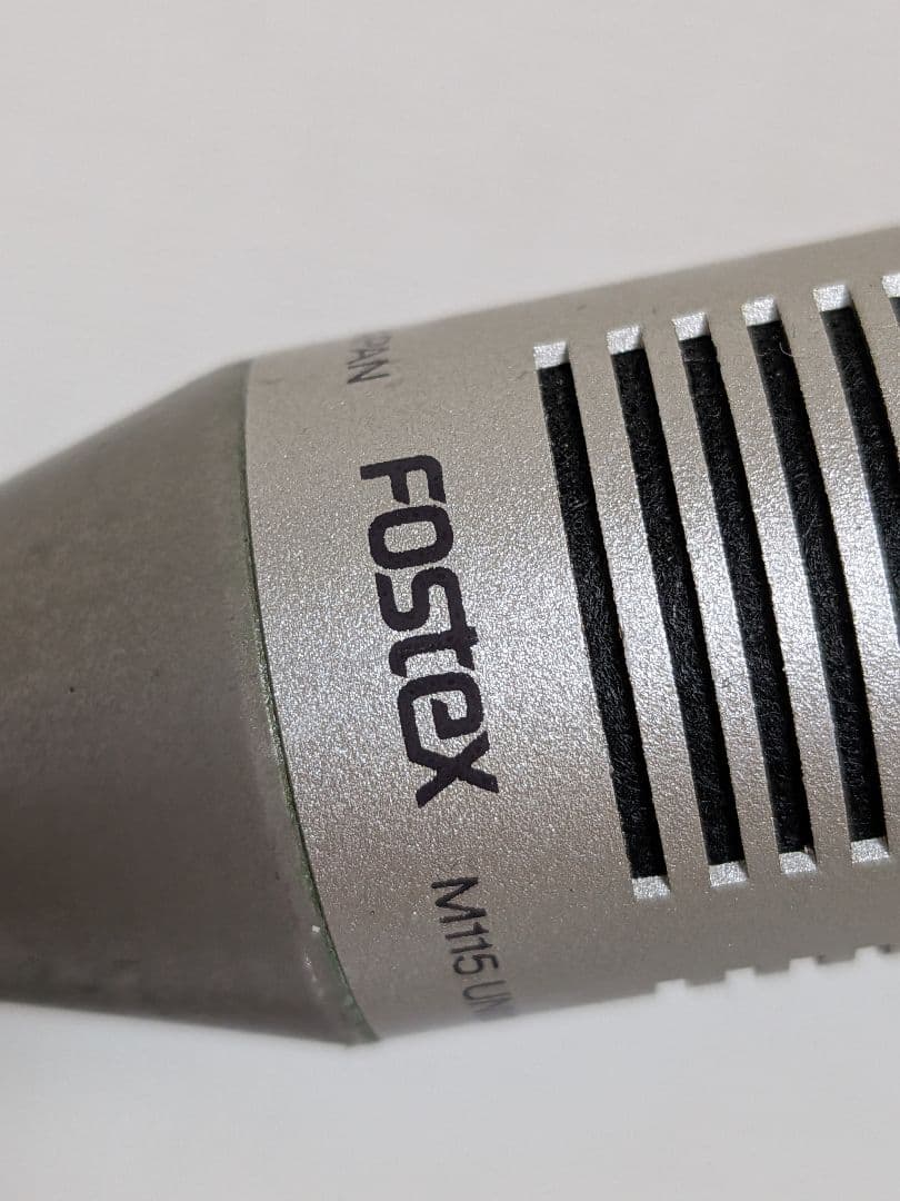 (動作未確認)Fostex ダイナミックマイクM115/マイクスタンドSF20C
