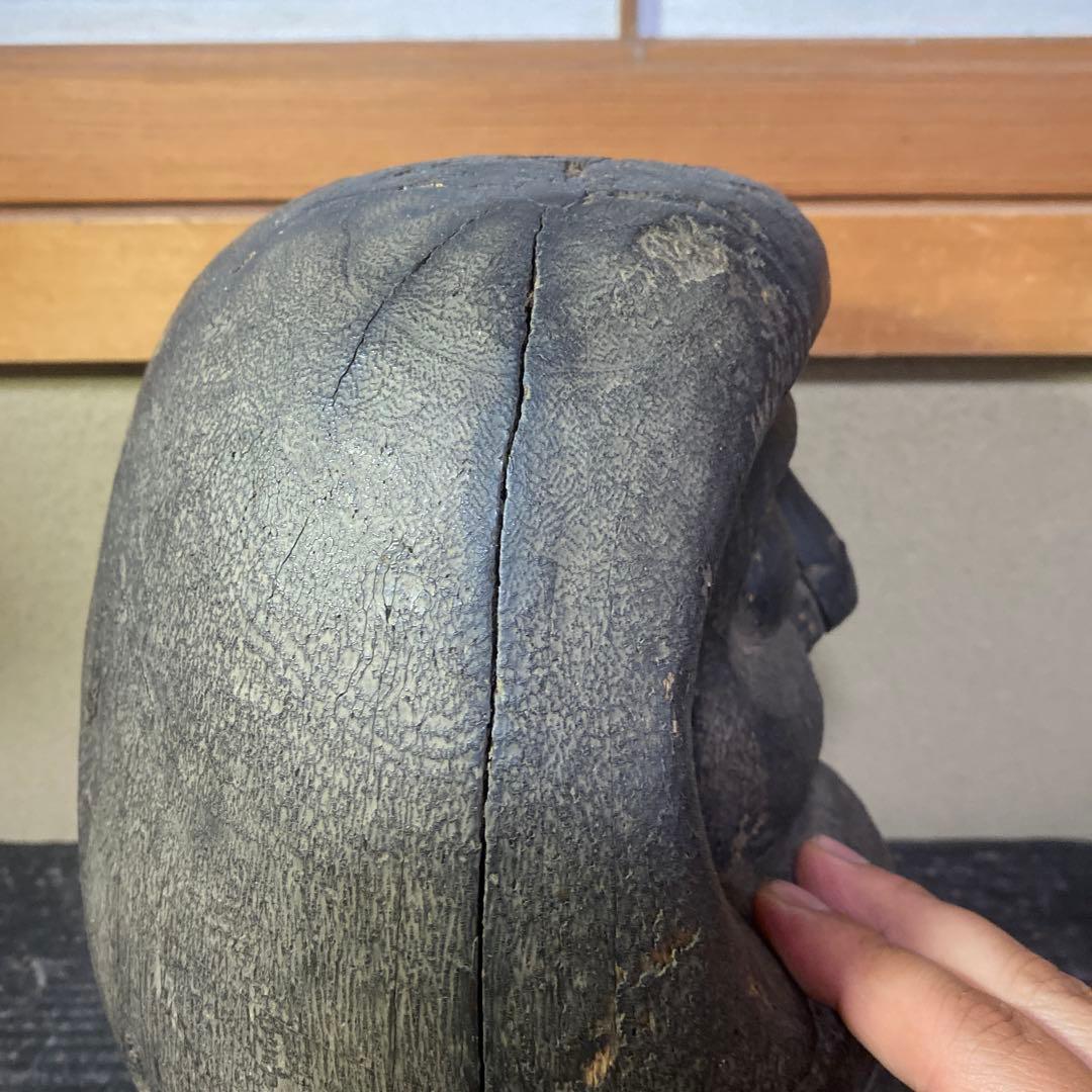 木彫　達磨の型